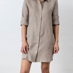 Cultiver Claude Linen Button Down Shirt